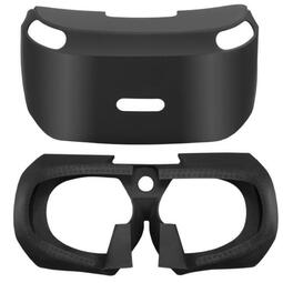 台灣現貨適用於索尼 PS VR 3D 的防滑矽膠外殼適用於 PS4 VR PSVR 耳機套的查看玻璃保護套  露天市集