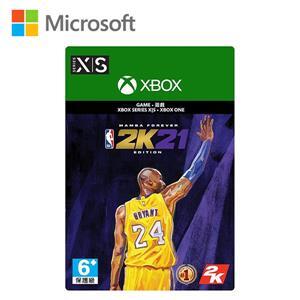 含發票微軟《NBA 2K21》次世代永懷曼巴版 - 中文版 (下載版)      此同捆內含Xbox Series X|