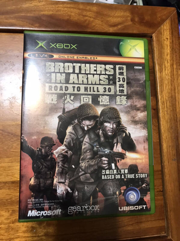 初代XBOX正版游戲光碟兄弟連 戰火回憶錄前進30高地真人真事