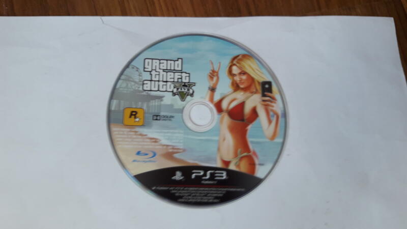 PS3 俠盜獵車手5 GRAND THEFT AUTO PC GAME 電腦遊戲 二手 D13