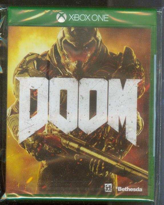 全新XBOX ONE 原版片 中文版  毀滅戰士 DOOM