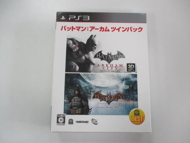 PS3 日版 GAME 蝙蝠俠：阿卡漢 雙重包（阿卡漢城市未開封）(43086726) 