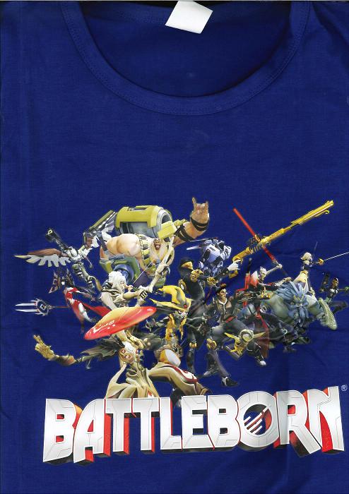 [裘比屋]特-為戰而生 Battleborn 特典 T恤 (尺寸:XL) 453