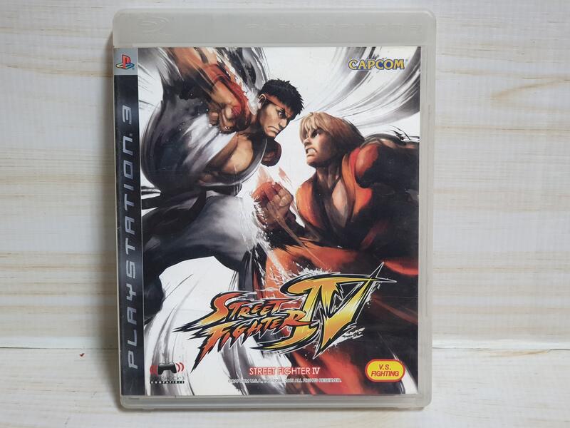 {哈帝電玩}~PS3 原版遊戲 快打旋風 4 Street Fighter IV 日英文亞版 光碟近無刮 有盒書~