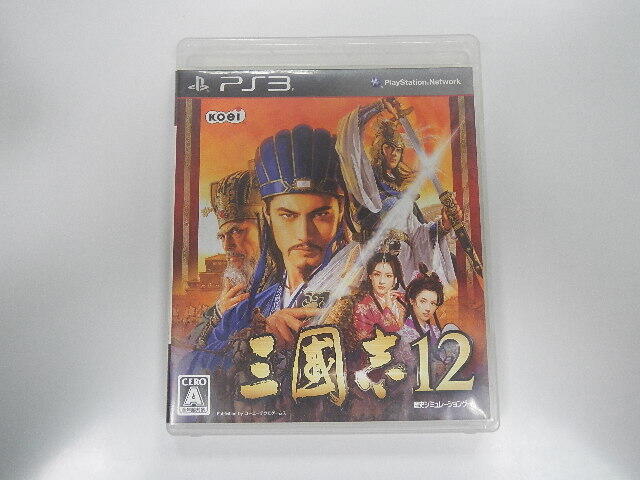 PS3 日版 GAME 三國志 12 通常版(無說明書 光碟有刮傷)(42950202) 