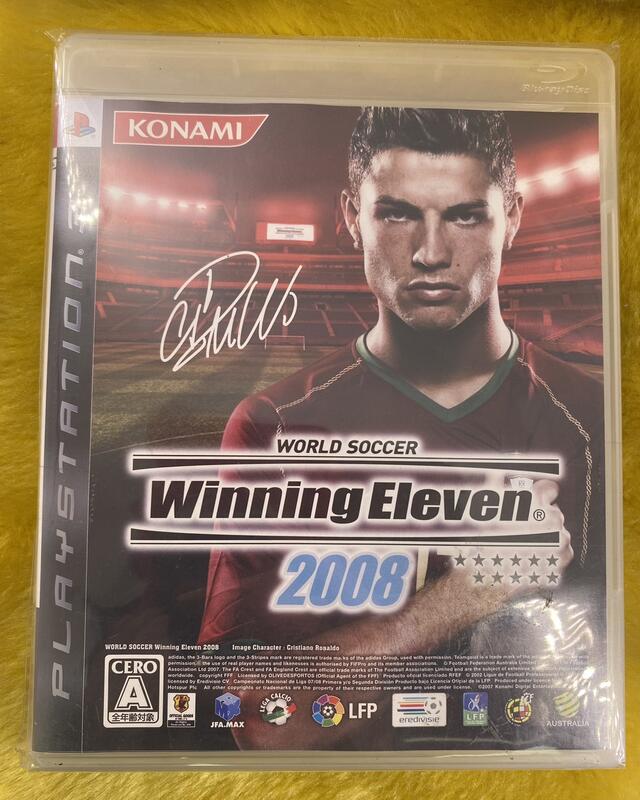 偉翰玩具-電玩 PS3 Winning eleven 勝利足球2008/ 實況足球PlayStation3 日 二手遊戲