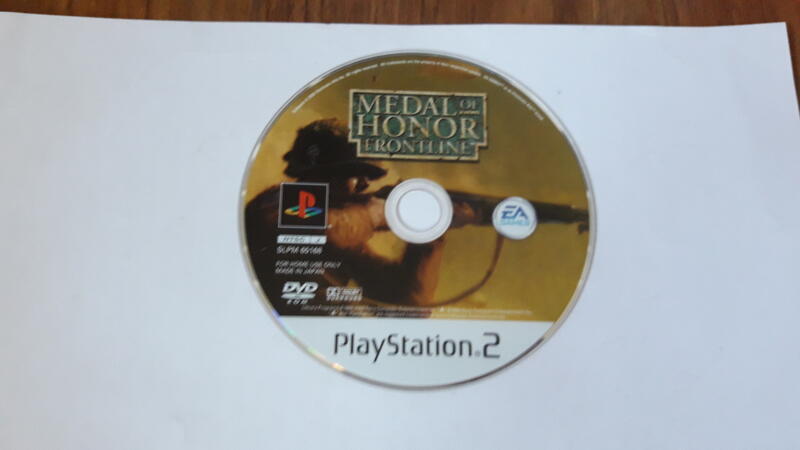 PS2 - 前線榮譽徽章 MEDAL OF HONOR FRONT  PC GAME 電腦遊戲 二手 C71
