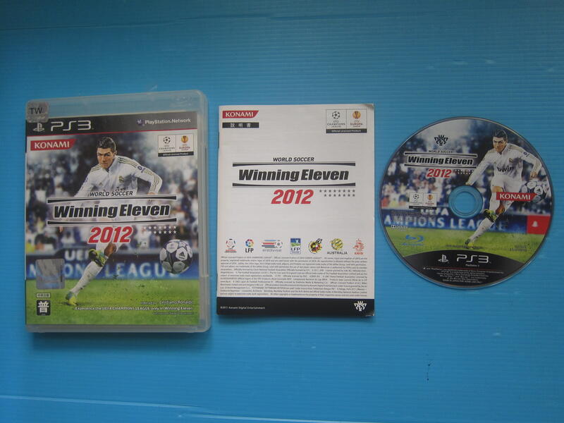 PS3  世界足球競賽2012 中文版  如圖 片況良好..