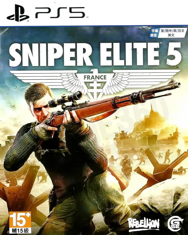 【二手遊戲】PS5 狙擊精英5 狙擊之神 狙擊手 戰爭 射擊遊戲 SNIPER ELITE 5 中文版  台中