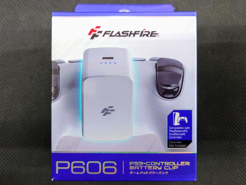 *長榮2001* FLASHFIRE 富雷訊 PS5 手把 控制器 行動電源 擴充電池 P606W (白) -全新現貨-