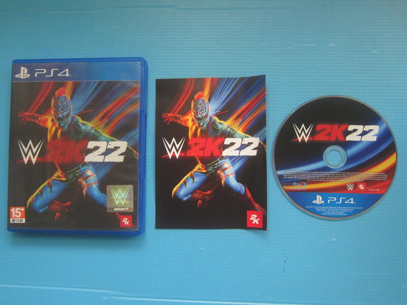PS4  WWE2K22  摔角22 如圖 片況良好..