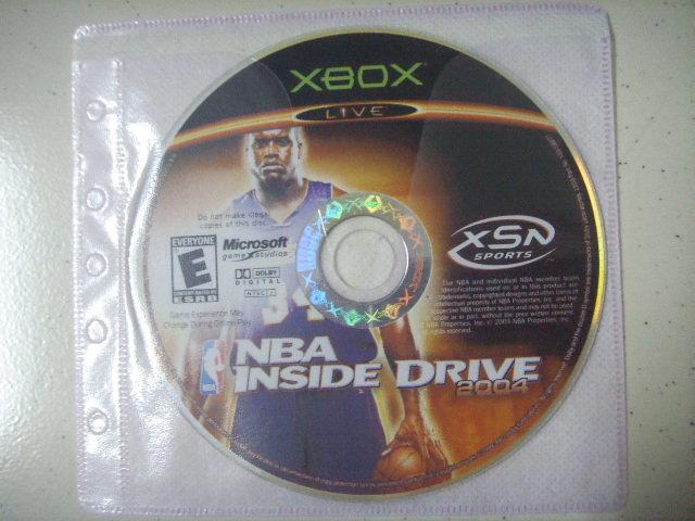 ※隨緣電玩※XBOX LIVE Microsoft︰NBA INSIDE 2004．籃球㊣正版㊣裸片包裝．一片裝299元