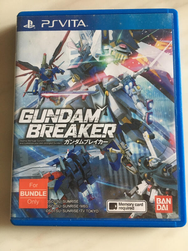 PSV遊戲 鋼彈破壞者 Gundam Breaker 初回版 日版 二手品