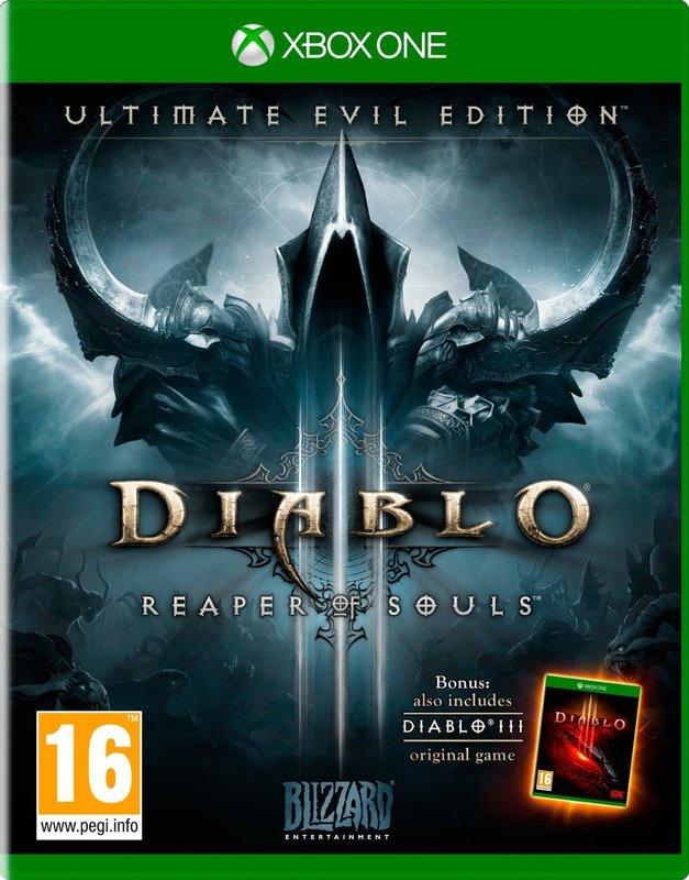 【電玩販賣機】全新未拆 XBOX ONE 暗黑破壞神3：奪魂之鏈 終極邪惡版(含3代本體) -英文版- Diablo 3