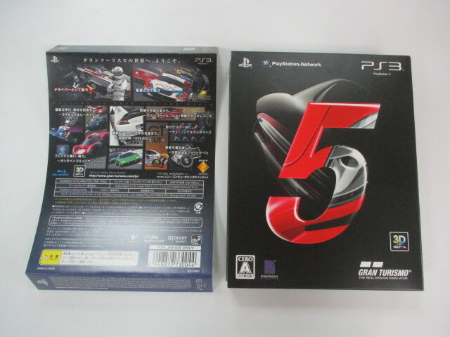 PS3 日版 GAME 跑車浪漫旅5 初回生產限定版 (遊戲片未開封)(42850922) 