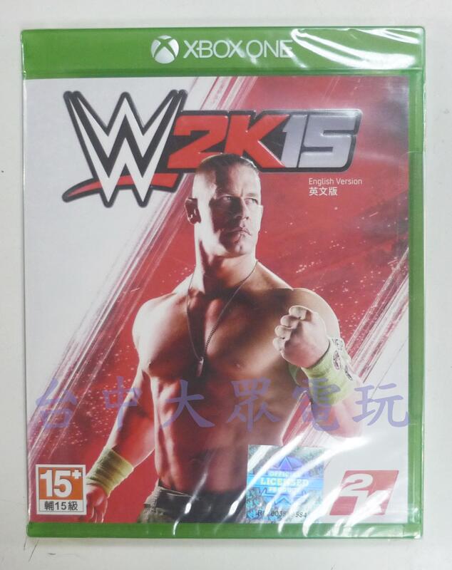 XBOX ONE 美國勁爆職業摔角 WWE 2K15 (英文版)**(全新未拆商品)【台中大眾電玩】