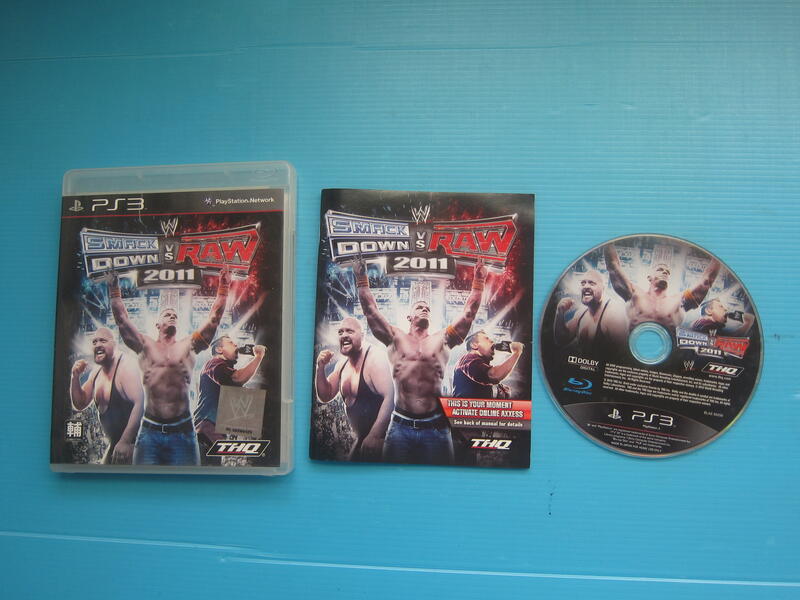PS3  WWE SmackDown vs. Raw 2011  激爆職業摔角 2011 如圖 片況良好..