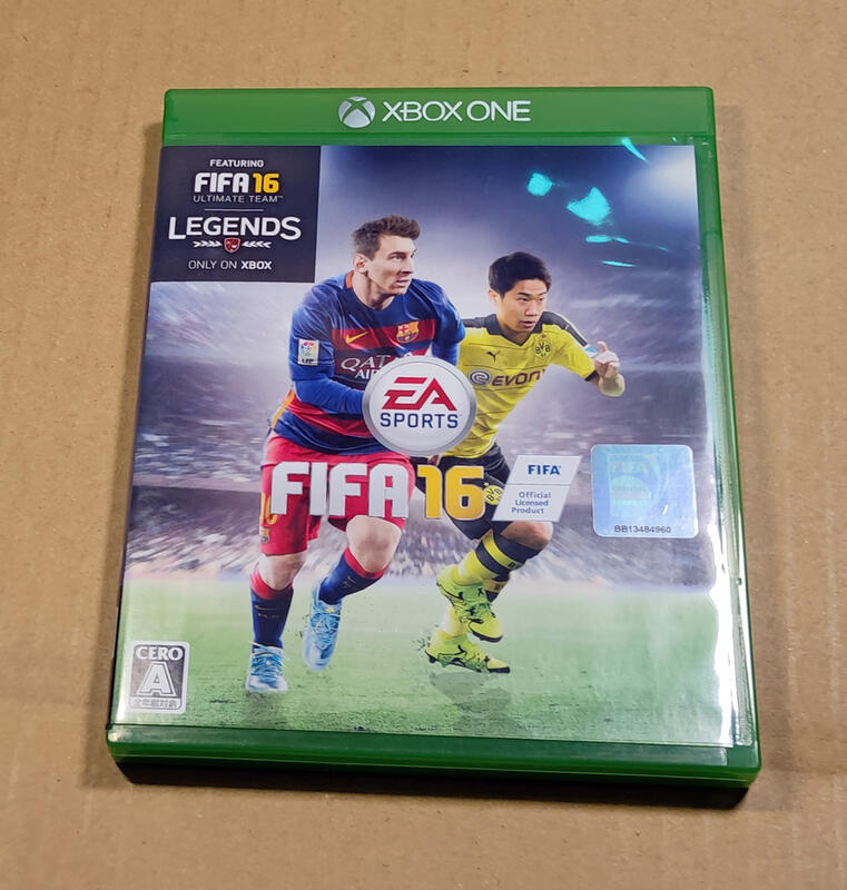 便宜賣！XBOX ONE 日版遊戲- FIFA 16 國際足盟大賽 16  日本版！（7-11取貨付款）