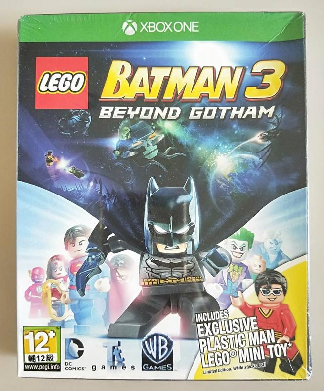 【全新未拆】XBOX ONE 微軟 樂高 蝙蝠俠3 飛越高譚市 Lego Batman 3 (英文特別版)
