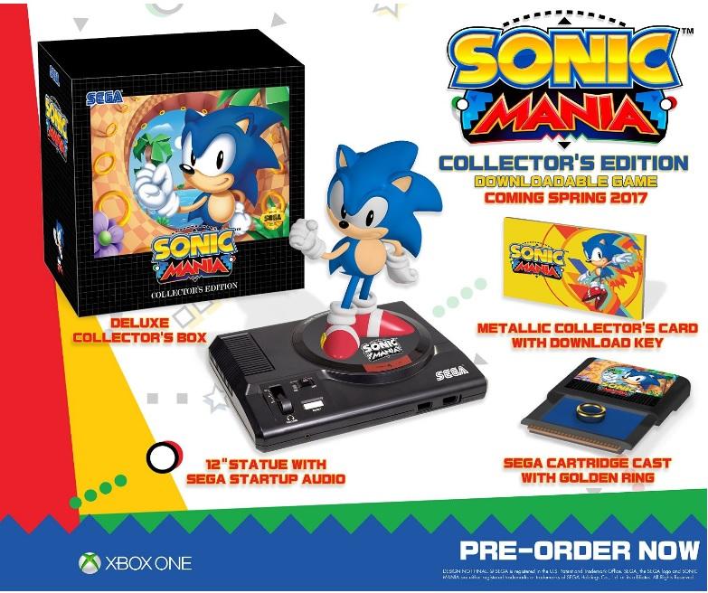 ㊣USA Gossip㊣ Sonic Mania: Collector's Edition 音速小子 典藏版 XBOX 