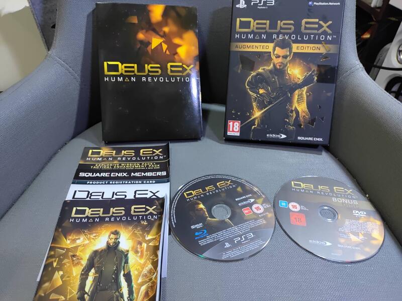 硬盒精裝 絕版經典遊戲 ps3  Deus Ex Human Revolution 駭客入侵 人類革命 武力加強版 英文