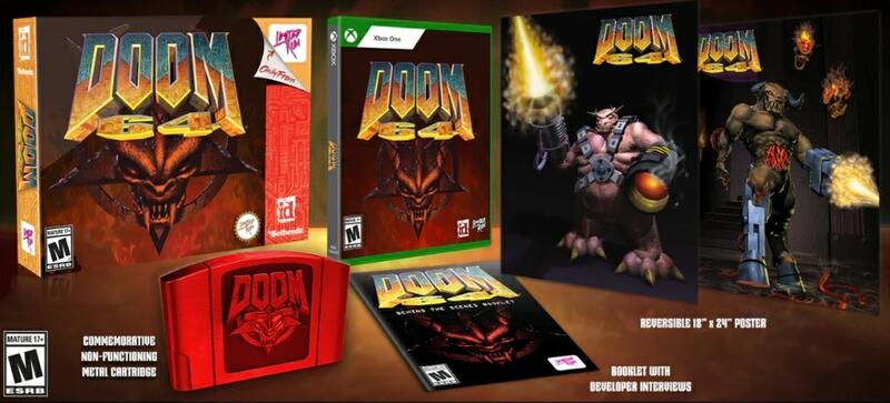 【超級稀有遊戲】XBOX One遊戲 DOOM64 毀滅戰士64 英文版 全球限量發行