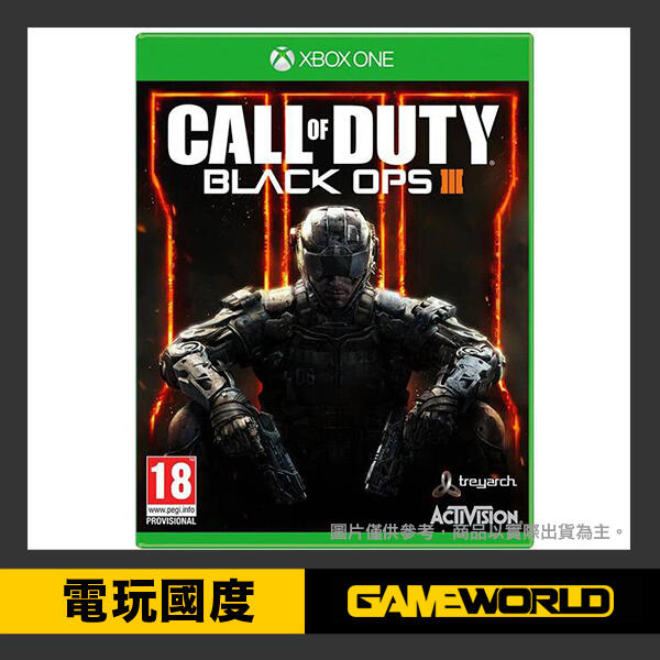 【無現貨】XONE 決勝時刻 黑色行動 3＊中英版＊Call of Duty: Black Ops III【電玩國度】