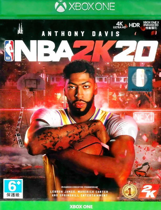 【全新未拆】XBOX ONE XBOXONE 美國職業籃球賽2020 NBA 2K20 中文版 【台中恐龍電玩】