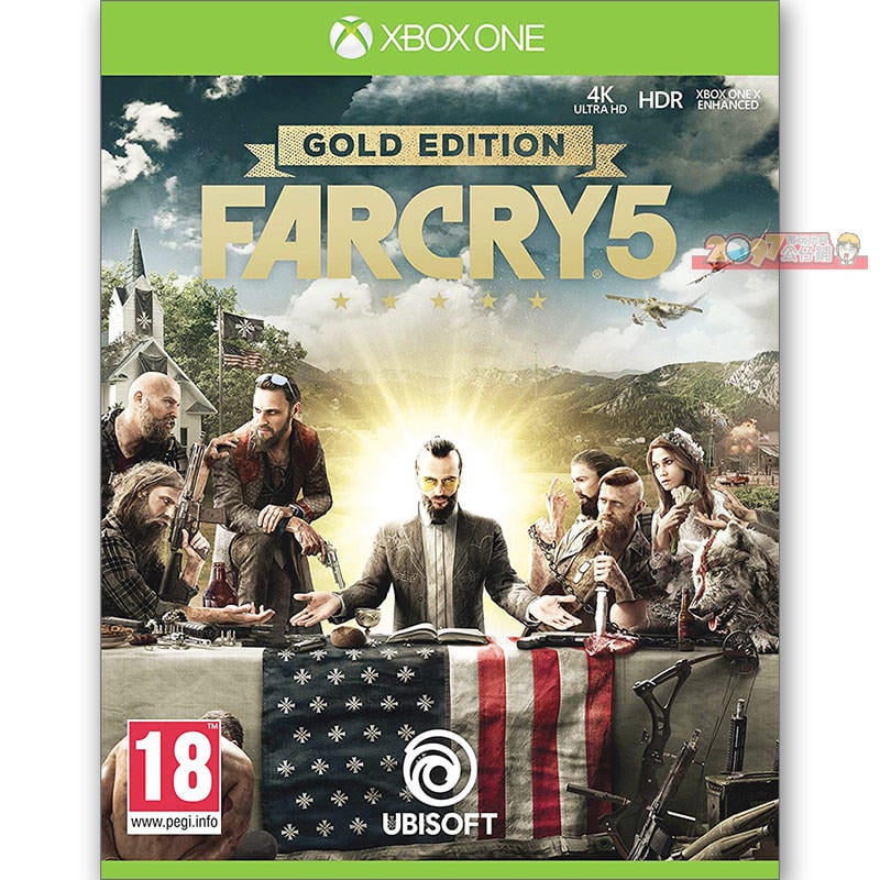 全新未拆 XBOX ONE 極地戰嚎5 黃金版 (含季票+3代+額外DLC) 英文版 Far Cry 5 孤島驚魂5 F