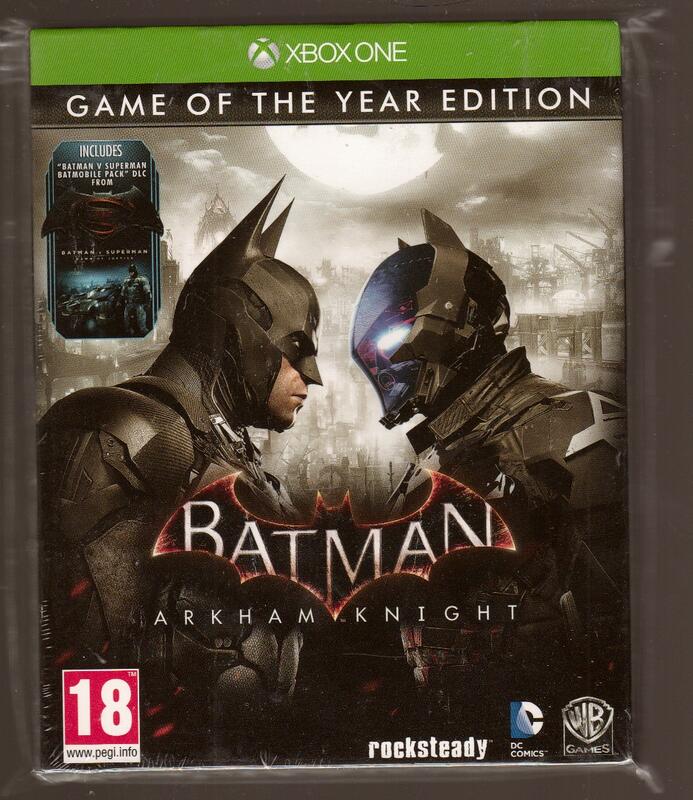 全新XBOX ONE 原版片 英文版 蝙蝠俠 阿卡漢騎士 年度版