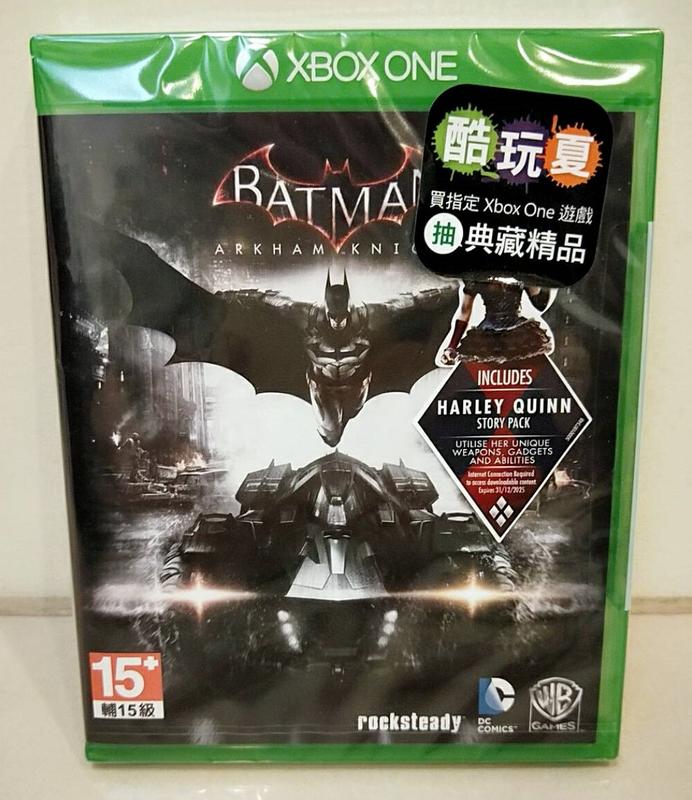 【全新未拆】  XBOX ONE 微軟 蝙蝠俠 阿卡漢騎士 英文亞版  $730
