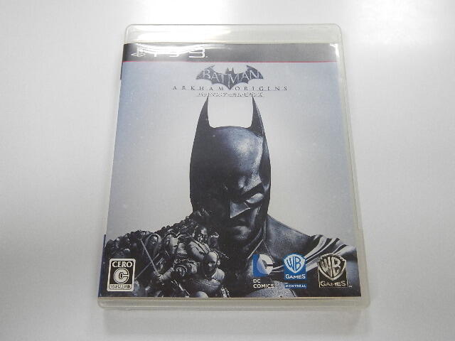 PS3 日版 GAME 蝙蝠俠：阿卡漢起源 (光碟有刮傷)(43178438) 
