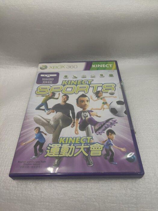 X-BOX 遊戲光碟  Kinect SPORTS 運動大會 中英合版 (英文語音) 原廠外盒       5A