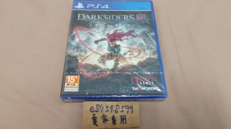 【全新現貨】PS4 暗黑血統3 末世騎士 3 中文版 Darksiders III