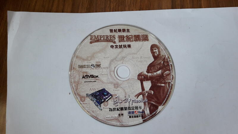世紀新霸主 EMPIRES 世紀霸業 中文試玩版 松崗科技 PC GAME 電腦遊戲 二手 D02