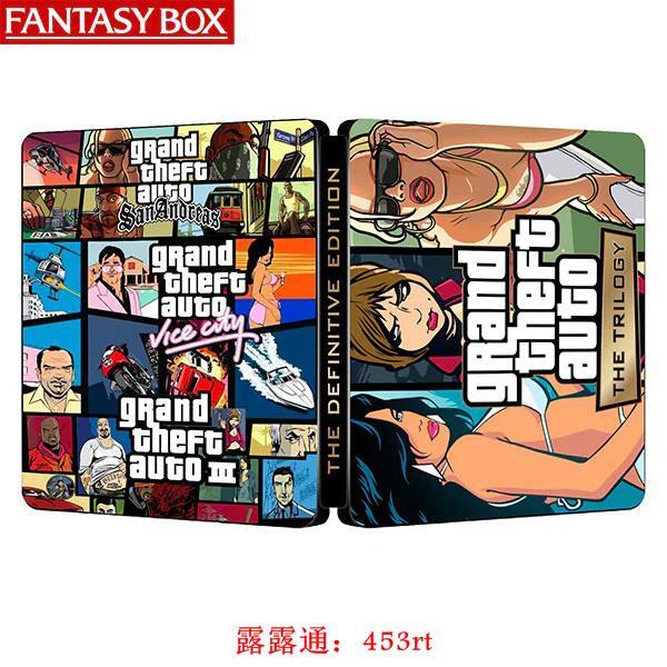 俠盜獵車手: 三部曲 最終版 遊戲鐵盒 Grand Theft Auto Steelbook PS4/PS5