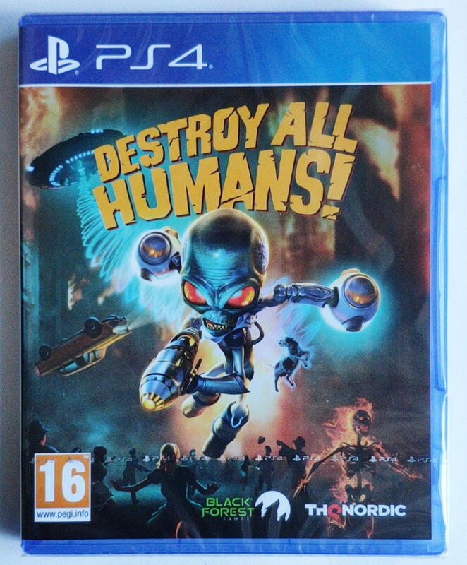 PS4 正版遊戲 毀滅全人類 Destroy all Humans! 英文中文 FPS射擊