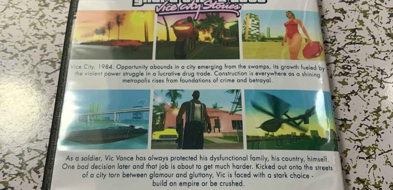 『星之漫』PS2 彩盤有盒 vice city stories 英文版
