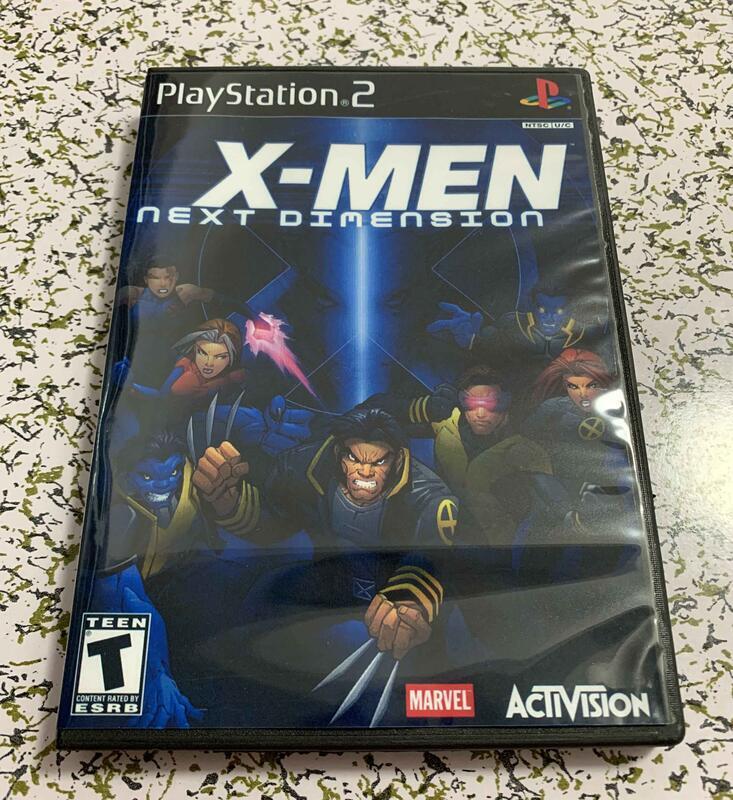 『星之漫』PS2 彩盤有盒 X-Men Next Dimension 英文版