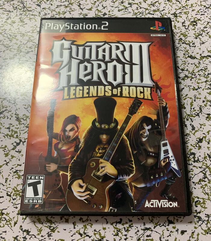 『星之漫』PS2 彩盤有盒 吉他英雄3 英文版