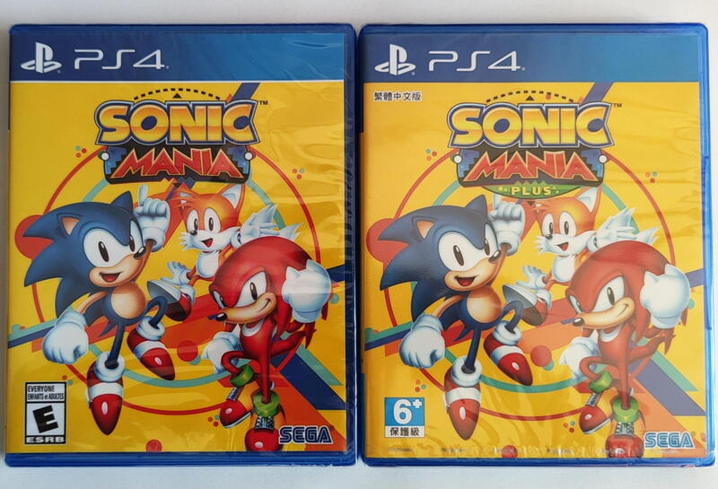 PS4遊戲 索尼克狂歡 音速小子狂熱 Sonic Mania PLUS港版中文英文