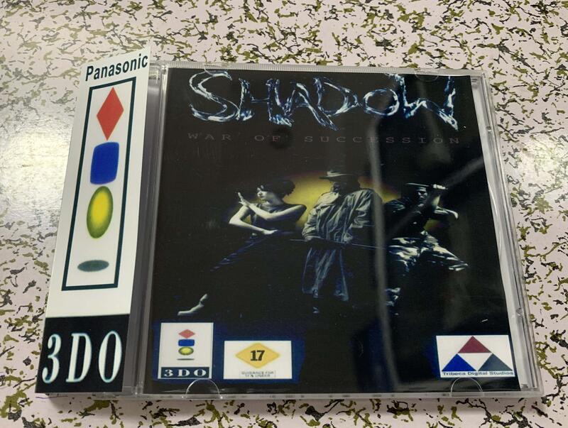 『星之漫』3DO 盒裝彩盤附邊紙 Shadow War of Succession Shadow Warriors