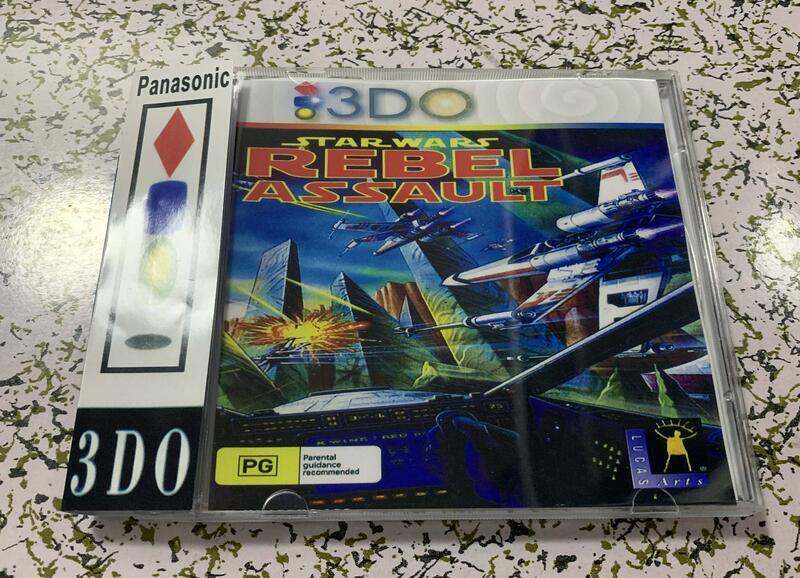 3DO 盒裝彩盤附邊紙 星球大戰 英文版『兩盤起售』