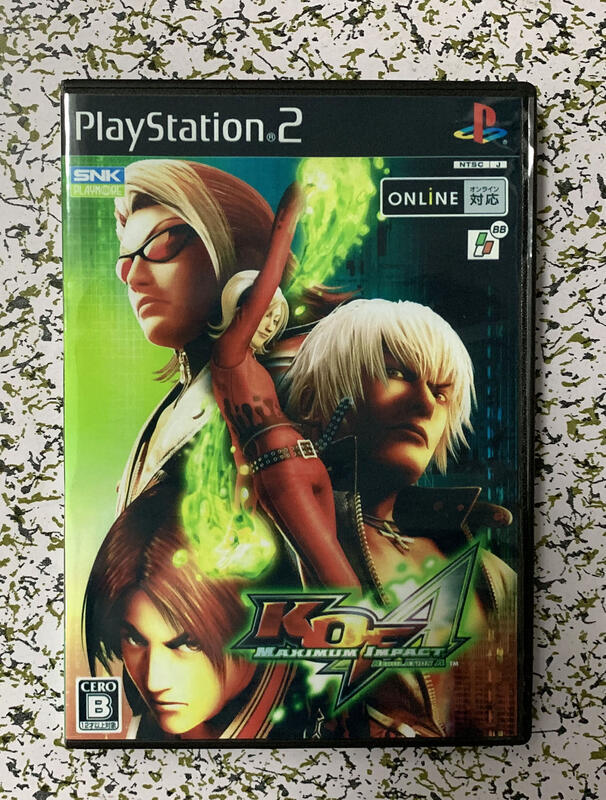 PS2 彩盤有盒 拳皇極限沖擊規則A JP版『兩盤起售』