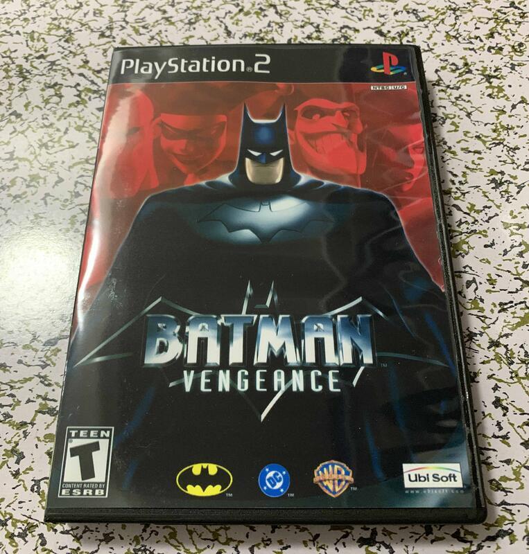 PS2 彩盤有盒 蝙蝠俠 復仇 英文版『兩盤起售』