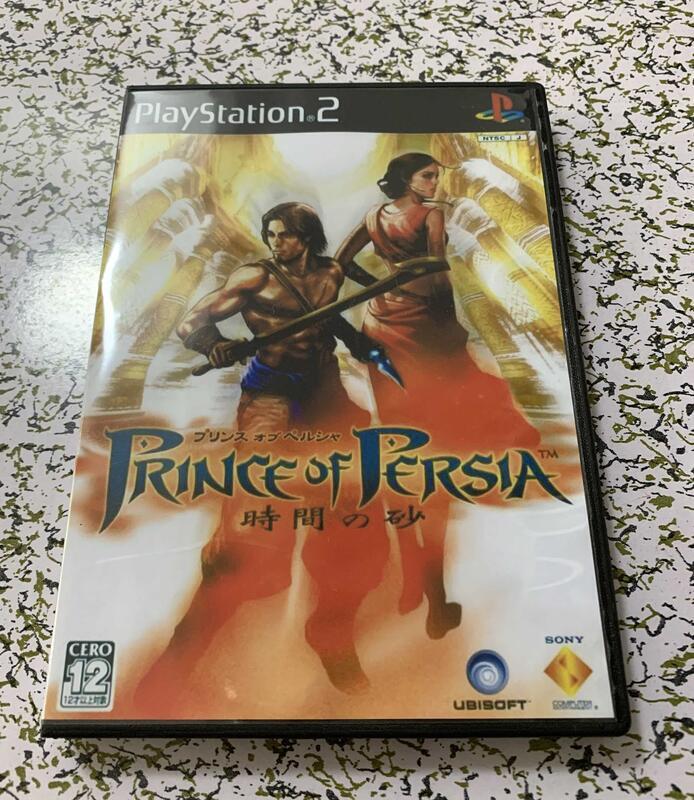 PS2 彩盤有盒 波斯王子 時之沙 JP版『兩盤起售』
