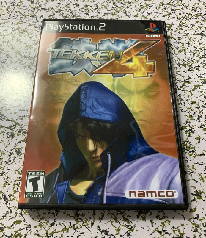 PS2 彩盤有盒 鐵拳4 英文版『兩盤起售』