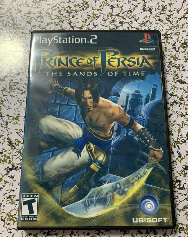 PS2 彩盤有盒 波斯王子 時之沙 英文版『兩盤起售』