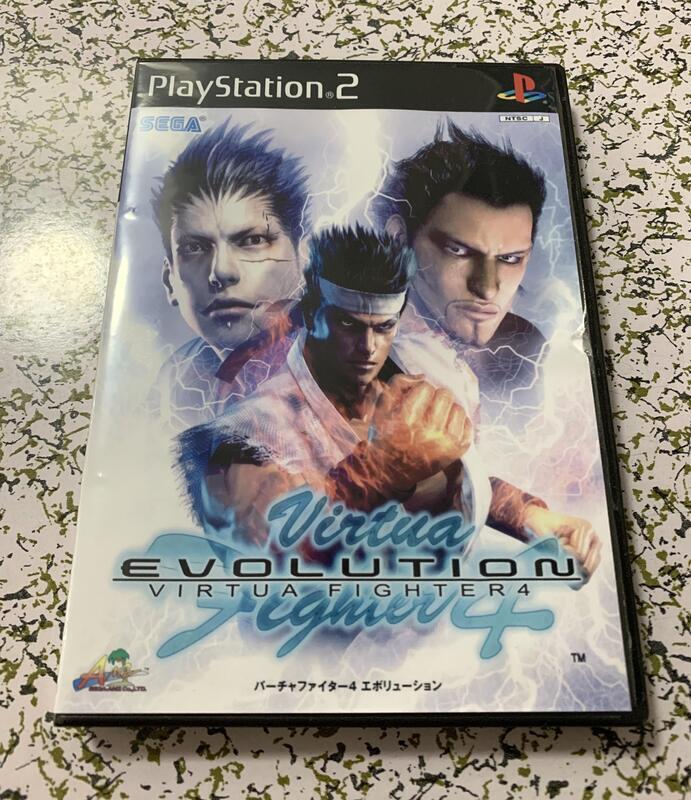 PS2 彩盤有盒 VR戰士 Evolution JP版『兩盤起售』
