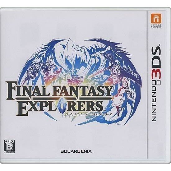 3DS　太空戰士 Final Fantasy 探險者們　純日版 (3DS台灣中文機不能玩)　二手品